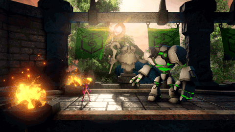 3D game environment - Shrine level