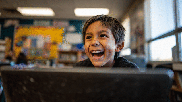 A confident, happy 3rd-grader who has mastered the concepts