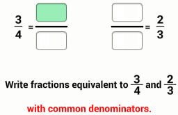 Create Equivalent Fractions